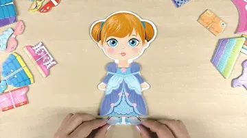 Игра магнитная "Одевашки. Настя", Десятое королевство