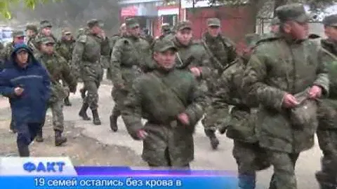 В Военном городке сгорел жилой дом, 19 семей остались без крова