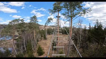 Верёвочный парк и Зиплайн в Любогорье. Трасса № 3