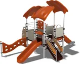 Детский городок Мальдивы Vector ДГ006.00.10 для игровых площадок 7-12 лет