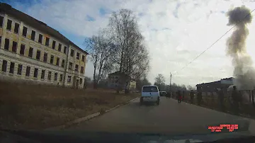 Взрыв.  Марьина горка, военный городок