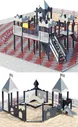 Игровая площадка детский городок. Детская площадка - Детская площадка - 3D модель