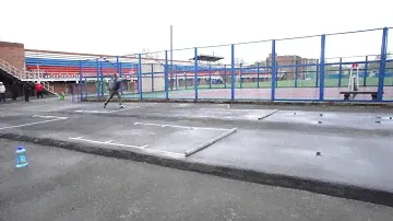Площадка для игры в городки. Новосибирск. Стадион Чкаловец. Открытие сезона 2016 (2 мая)