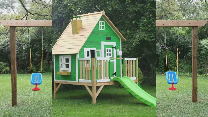 Идеи детских площадок: оформление, 75 фото  (Playground Ideas images)