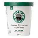 Мороженое пломбир Снежный Городок Start Ducks Coffee латте и соленая карамель 380 г