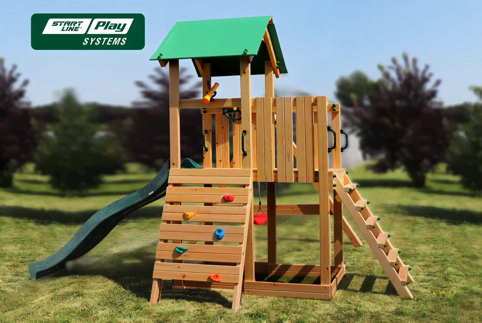 Детский городок KIDS стандарт (green)-3