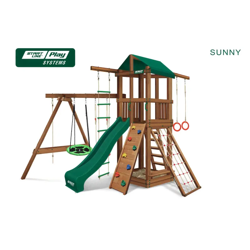 Детский городок SUNNY премиум Кедр slp systems-0