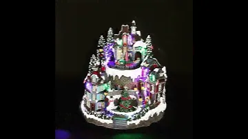 Новогодний декор с подсветкой Новогодняя музыкальная инсталляция "Зимний город"