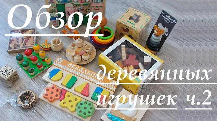 Обзор деревянных развивающих игрушек ч.2 | TrueFamilyGuys