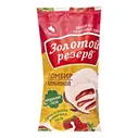 Мороженое пломбир Снежный Городок Золотой резерв ванильное с клубничным наполнителем 80 г