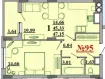 Рязань, микрорайон Октябрьский городок, д.с50 1-комнатная квартира на 12 этаже