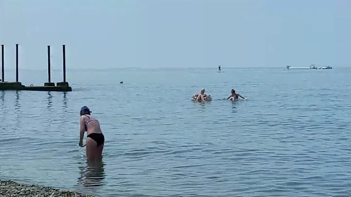 Пляж БАРРАКУДА, Адлер, отель "Пальма" 09.06.2022